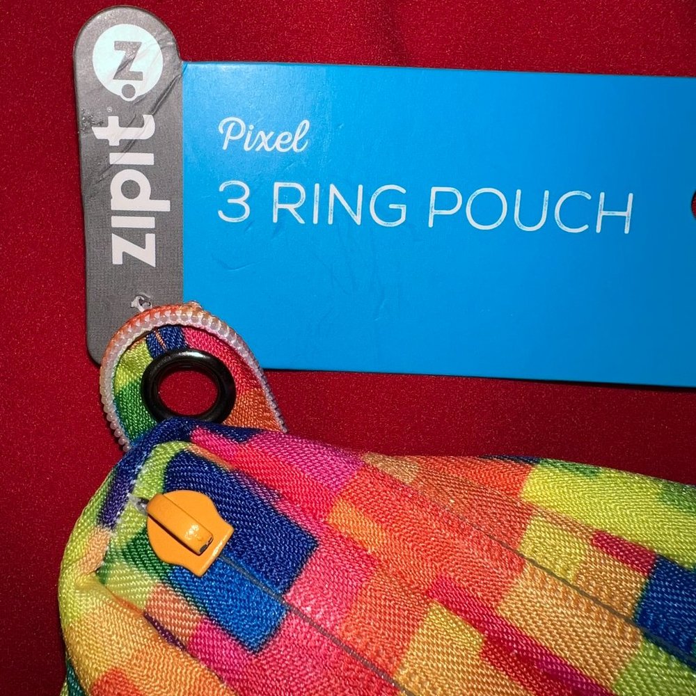 COLORZ 3 RING POUCH NWT - Picture 3 of 4